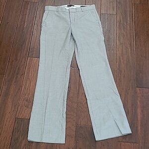 Banana Republic Black & White Patterned LOGAN style Pants size 6